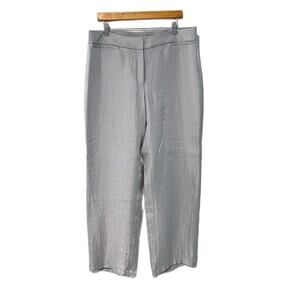 Chico's Travelers Size 3 US XL Gray Shimmery Pants Holiday Party Wedding
